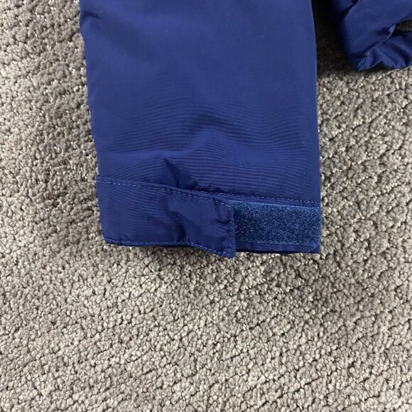 LL Bean Jacket Women's Small Blue Full Zip Fleece Lined Nylon Winter O GBP9 - Picture 5 of 16